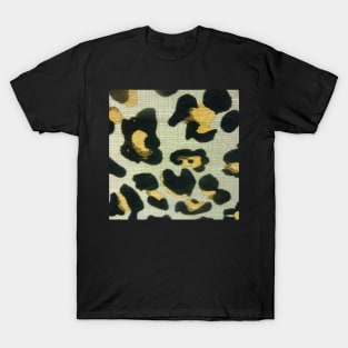 Cheetah Print in Gold and Black T-Shirt